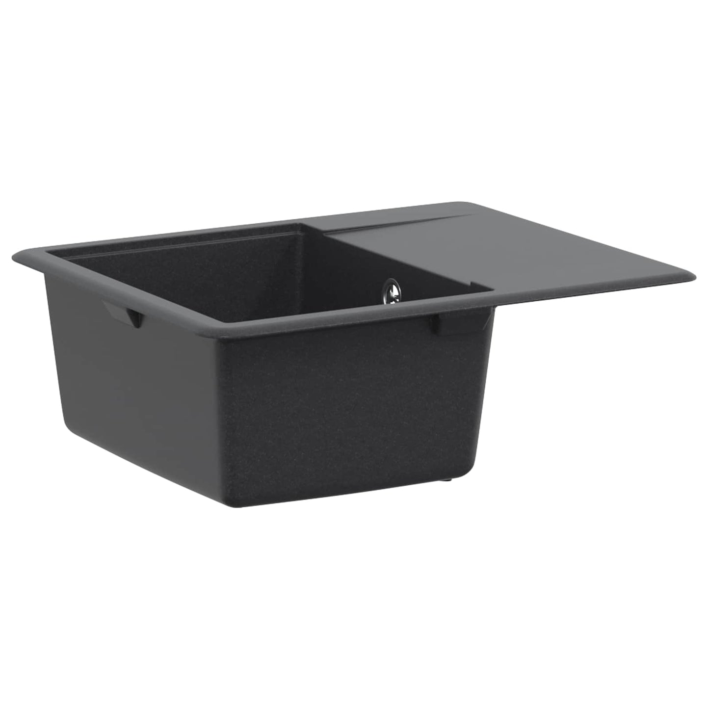 Kitchen Sink Single Basin Granite 56 x 46 x 19 cm Graphite