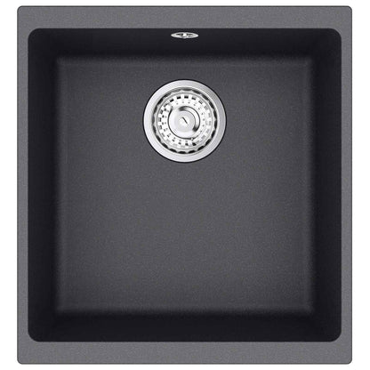Kitchen Sink Single Basin Granite 43 x 46 x 20 cm Graphite