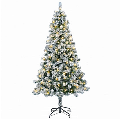 Artificial Hinged Christmas Tree 240 cm 300 LEDs Warm White