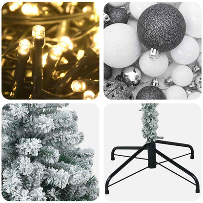 Artificial Christmas Tree with Bauble 120 cm 150 LEDs