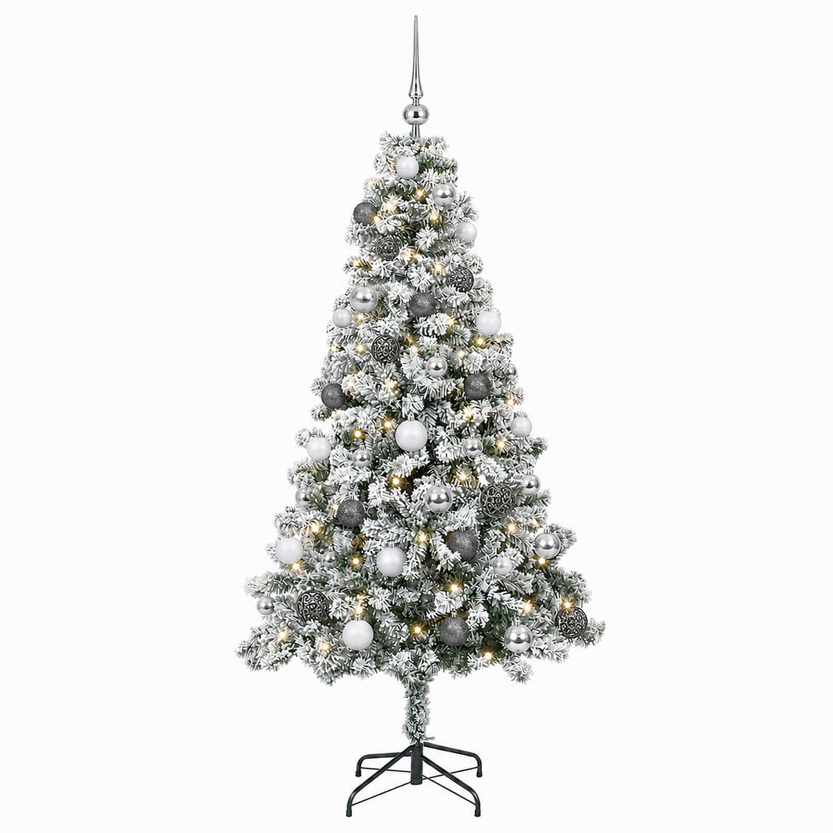 Artificial Christmas Tree with Bauble 120 cm 150 LEDs