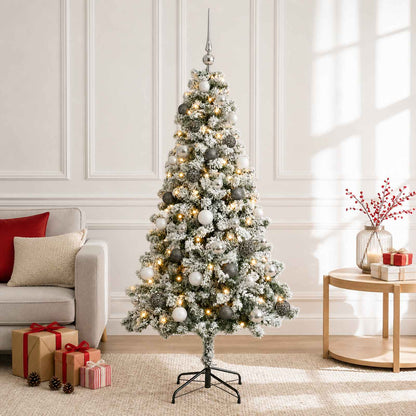 Artificial Christmas Tree with Bauble 120 cm 150 LEDs