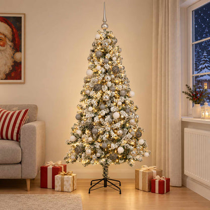 Artificial Christmas Tree with Bauble 180 cm 300 LEDs