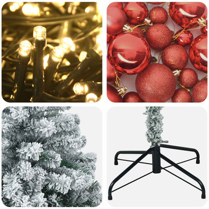 Artificial Christmas Tree with Bauble 120 cm 150 LEDs