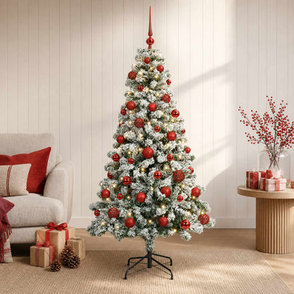 Artificial Christmas Tree with Bauble 120 cm 150 LEDs