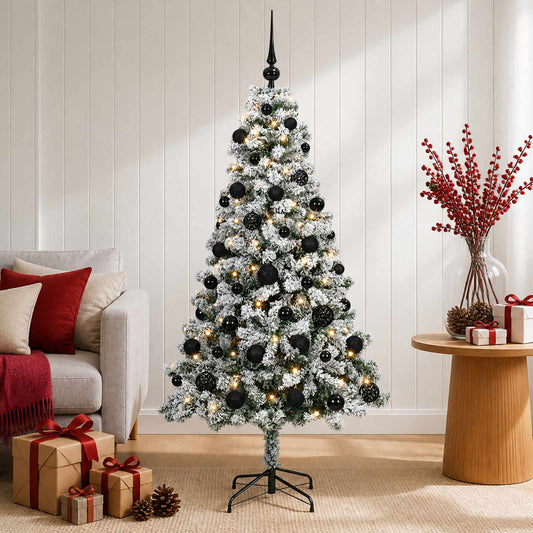 Artificial Christmas Tree with Bauble 150 cm 150 LEDs