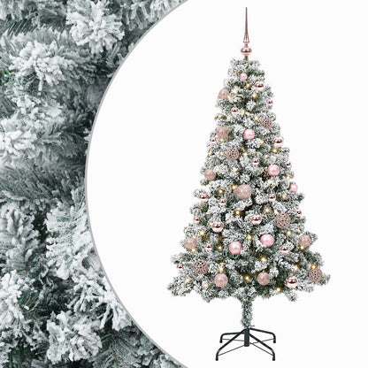 Artificial Christmas Tree with Bauble 150 cm 150 LEDs
