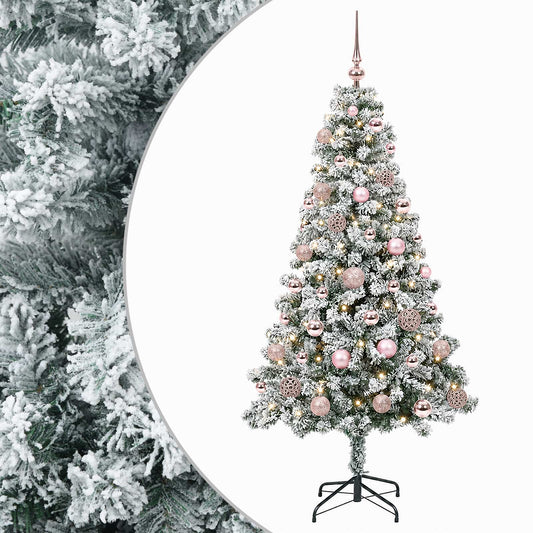 Artificial Christmas Tree with Bauble 150 cm 150 LEDs