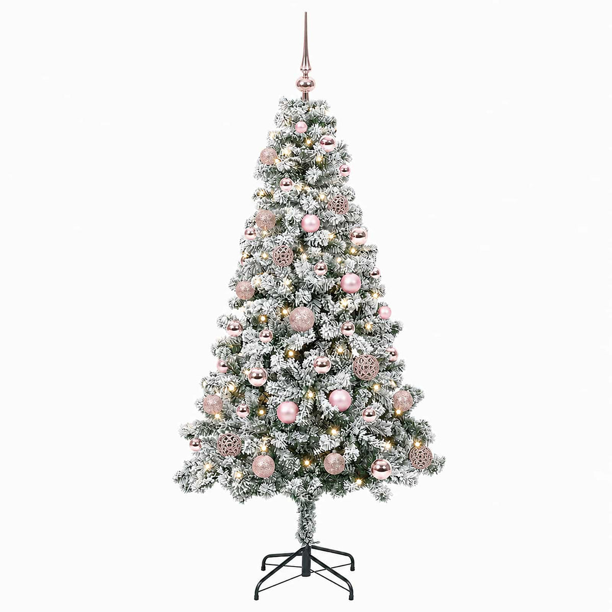 Artificial Christmas Tree with Bauble 150 cm 150 LEDs
