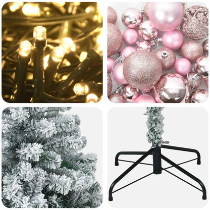 Artificial Christmas Tree with Bauble 180 cm 300 LEDs