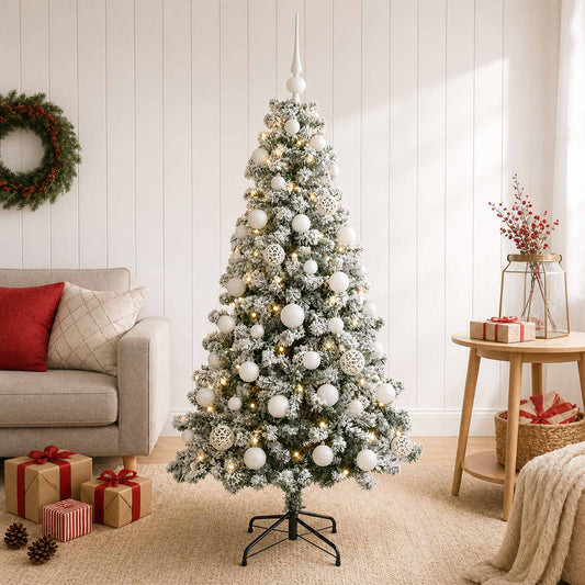 Artificial Christmas Tree with Bauble 150 cm 150 LEDs