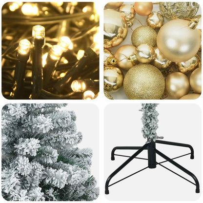 Artificial Christmas Tree with Bauble 120 cm 150 LEDs