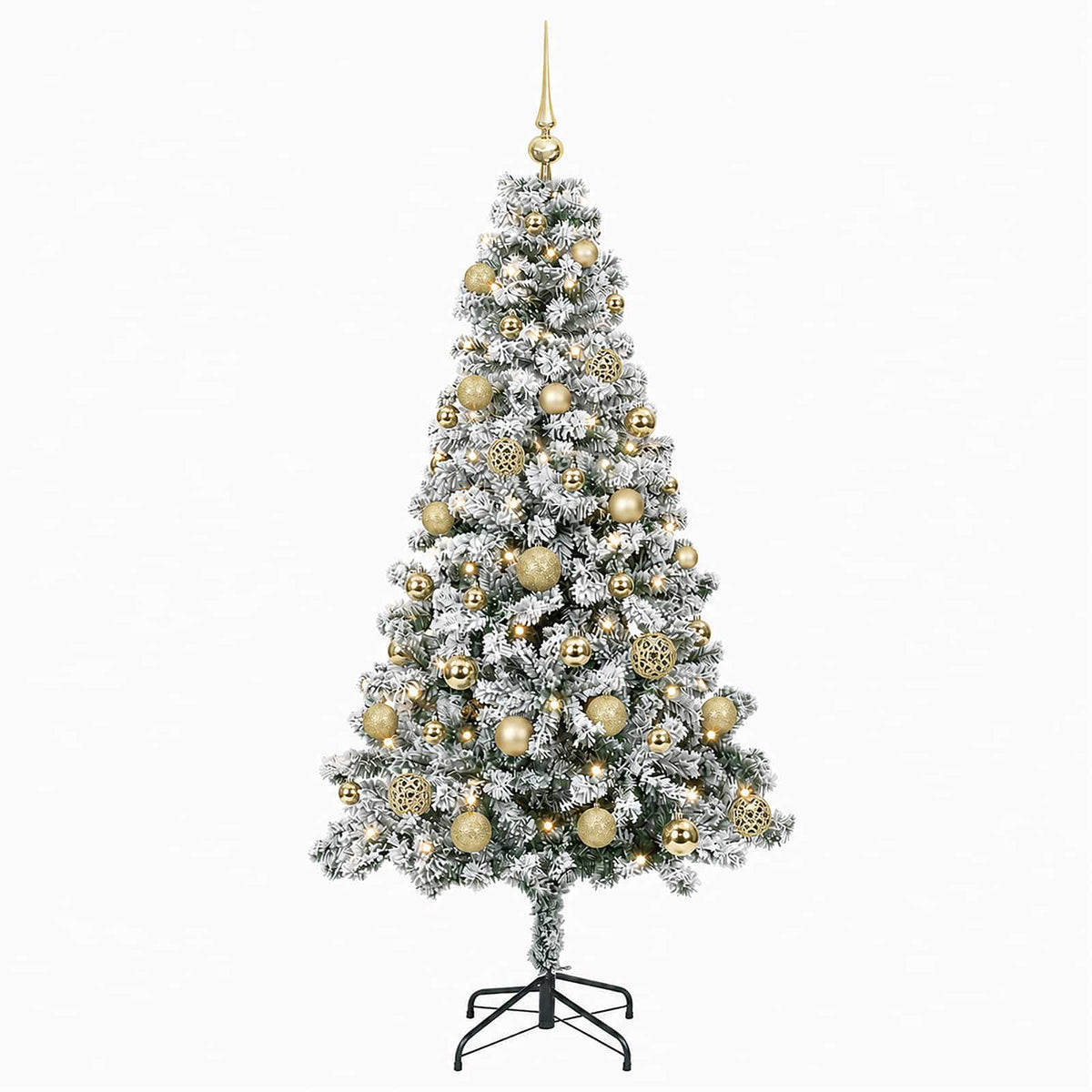 Artificial Christmas Tree with Bauble 120 cm 150 LEDs