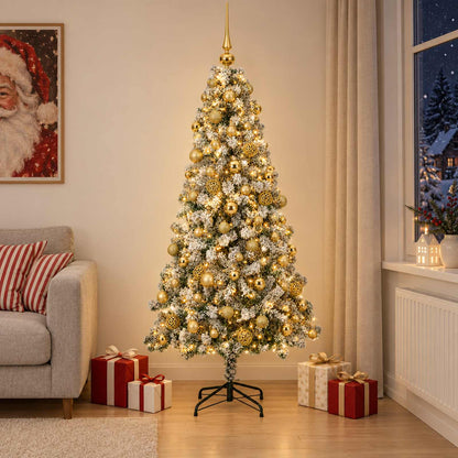 Artificial Christmas Tree with Bauble 180 cm 300 LEDs