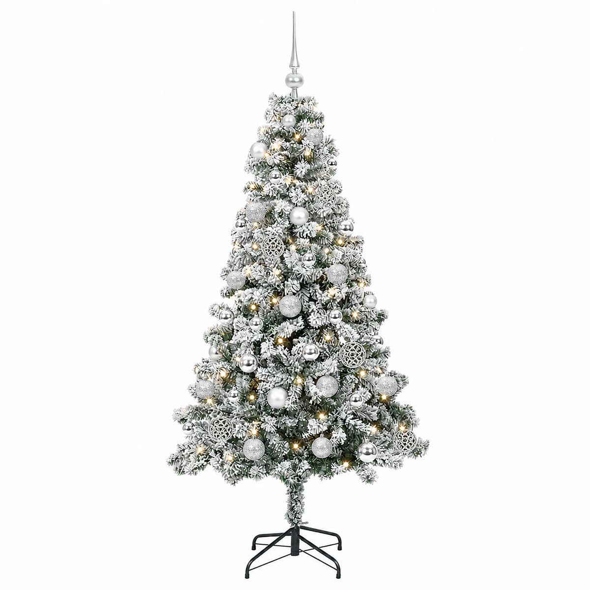 Artificial Christmas Tree with Bauble 120 cm 150 LEDs