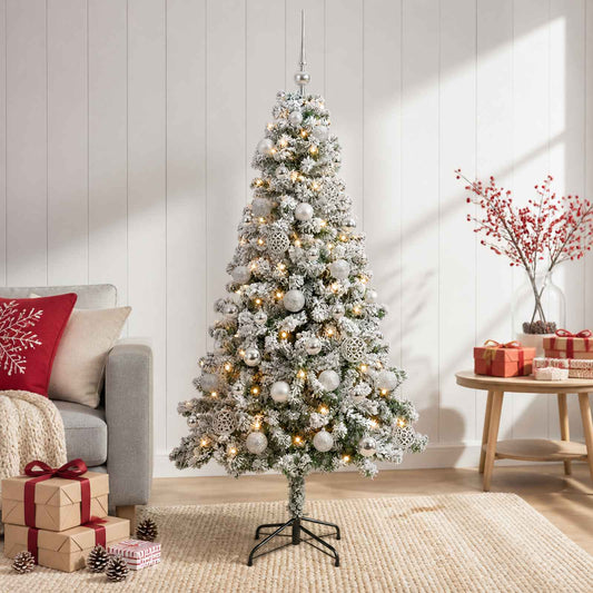 Artificial Christmas Tree with Bauble 120 cm 150 LEDs