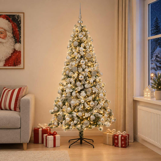 Artificial Christmas Tree with Bauble 240 cm 300 LEDs