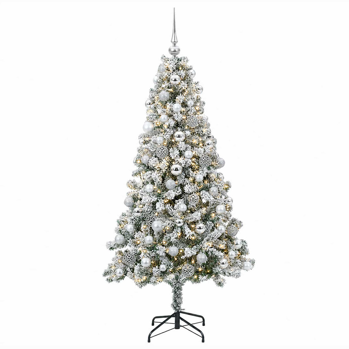 Artificial Christmas Tree with Bauble 240 cm 300 LEDs