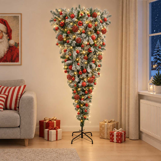 Artificial Christmas Tree with Bauble 180 cm 300 LEDs
