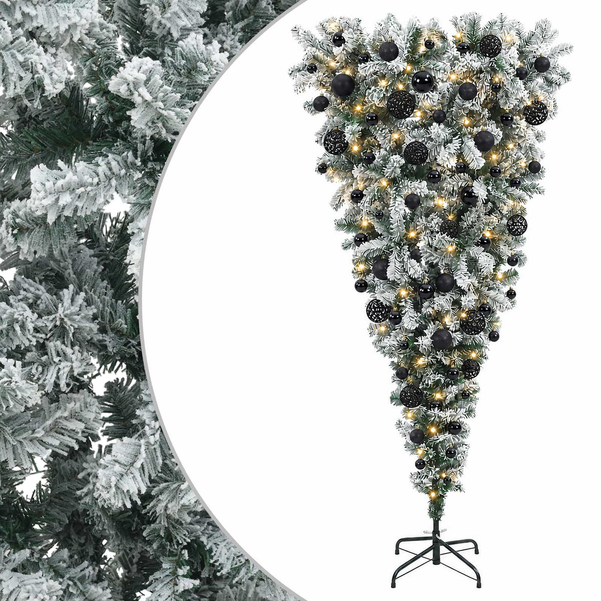Artificial Christmas Tree with Bauble 210 cm 300 LEDs