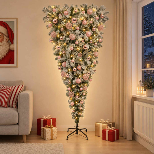 Artificial Christmas Tree with Bauble 240 cm 300 LEDs