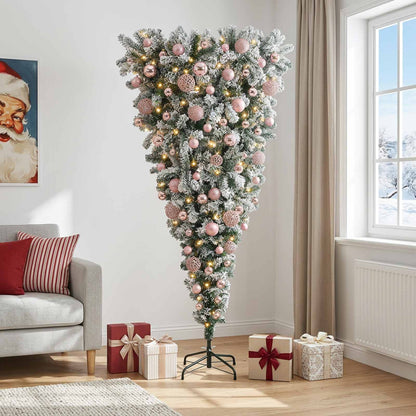 Artificial Christmas Tree with Bauble 210 cm 300 LEDs