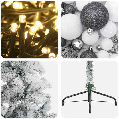 Artificial Christmas Tree with Bauble 120 cm 150 LEDs
