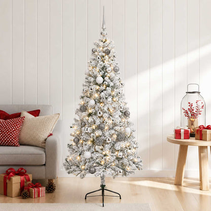 Artificial Christmas Tree with Bauble 120 cm 150 LEDs