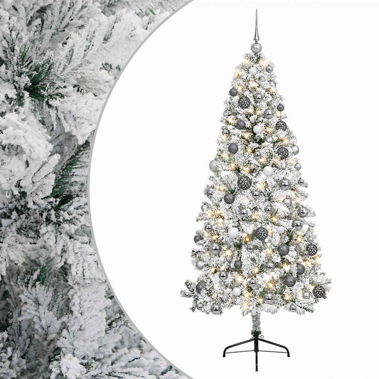 Artificial Christmas Tree with Bauble 240 cm 300 LEDs