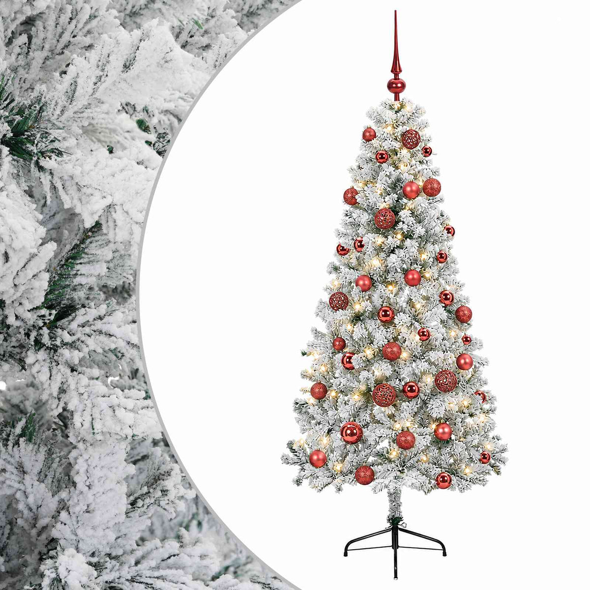 Artificial Christmas Tree with Bauble 120 cm 150 LEDs
