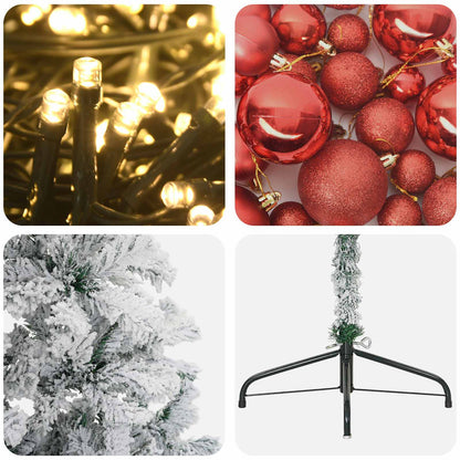 Artificial Christmas Tree with Bauble 180 cm 300 LEDs