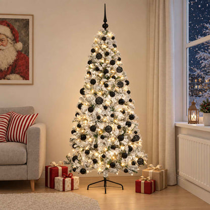 Artificial Christmas Tree with Bauble 240 cm 300 LEDs
