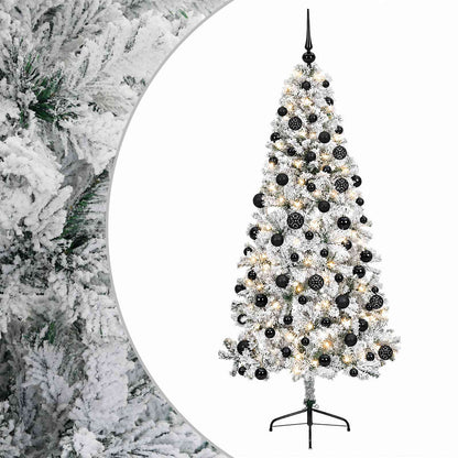 Artificial Christmas Tree with Bauble 210 cm 300 LEDs