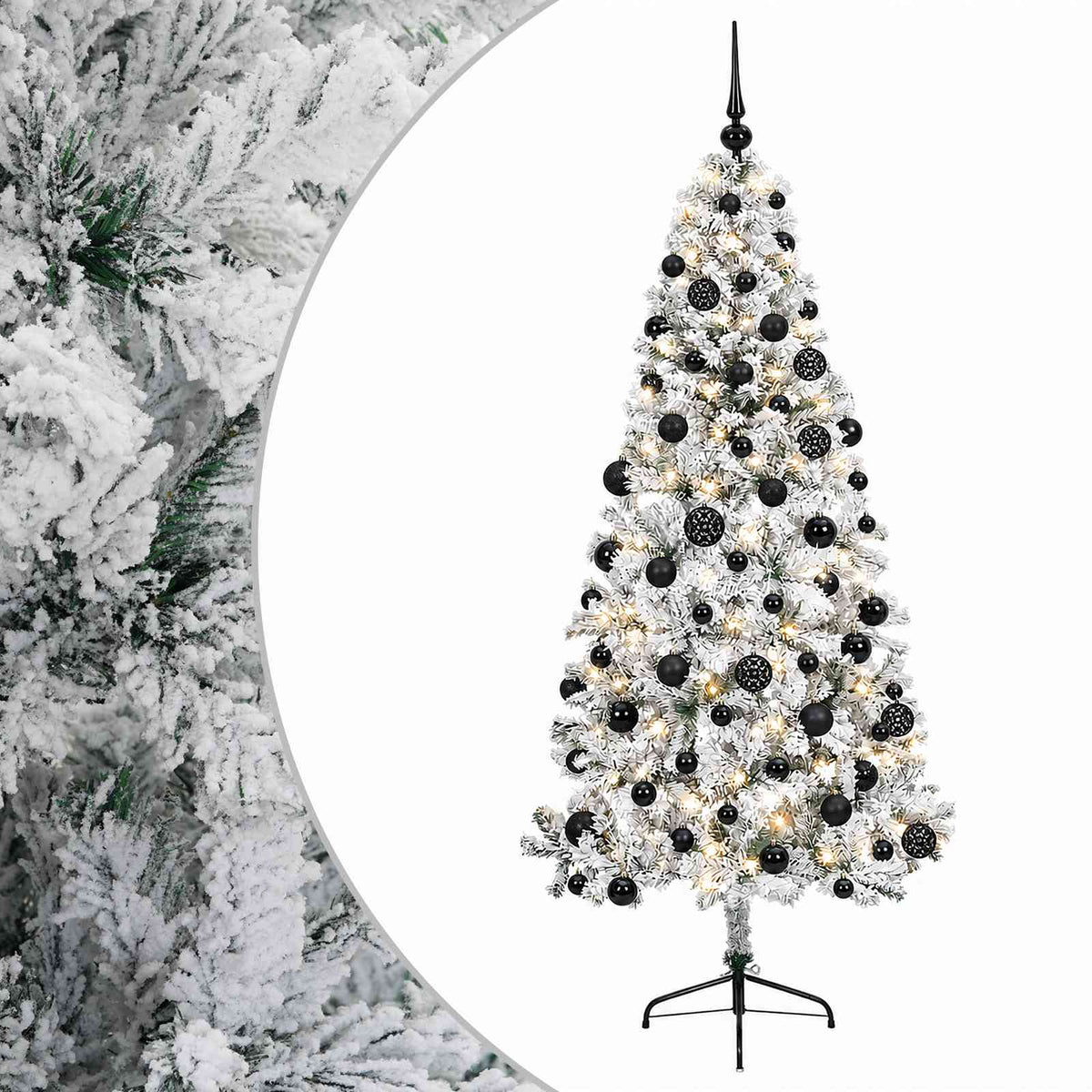 Artificial Christmas Tree with Bauble 240 cm 300 LEDs