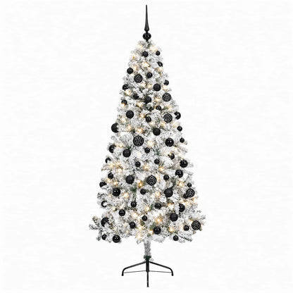 Artificial Christmas Tree with Bauble 240 cm 300 LEDs