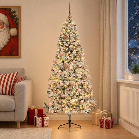 Artificial Christmas Tree with Bauble 180 cm 300 LEDs