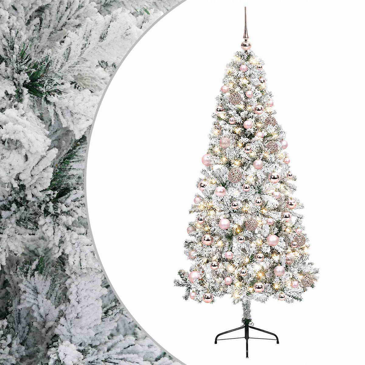 Artificial Christmas Tree with Bauble 240 cm 300 LEDs