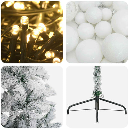 Artificial Christmas Tree with Bauble 150 cm 150 LEDs