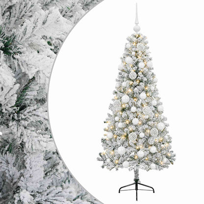 Artificial Christmas Tree with Bauble 150 cm 150 LEDs