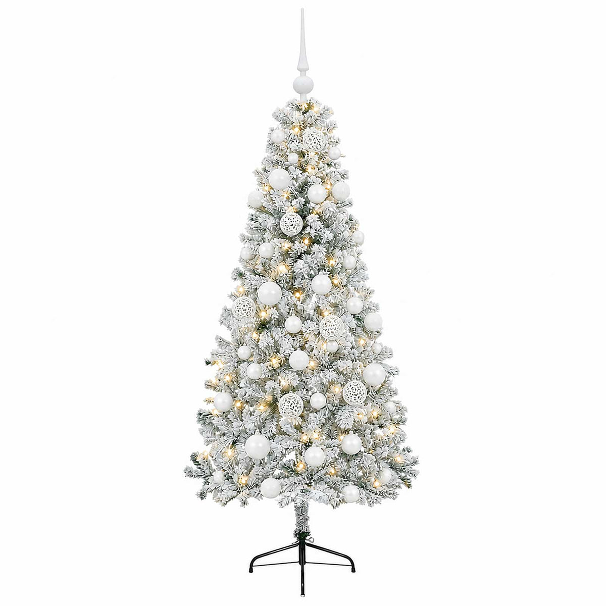 Artificial Christmas Tree with Bauble 150 cm 150 LEDs