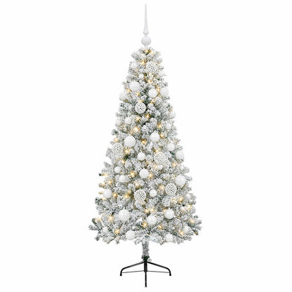 Artificial Christmas Tree with Bauble 150 cm 150 LEDs