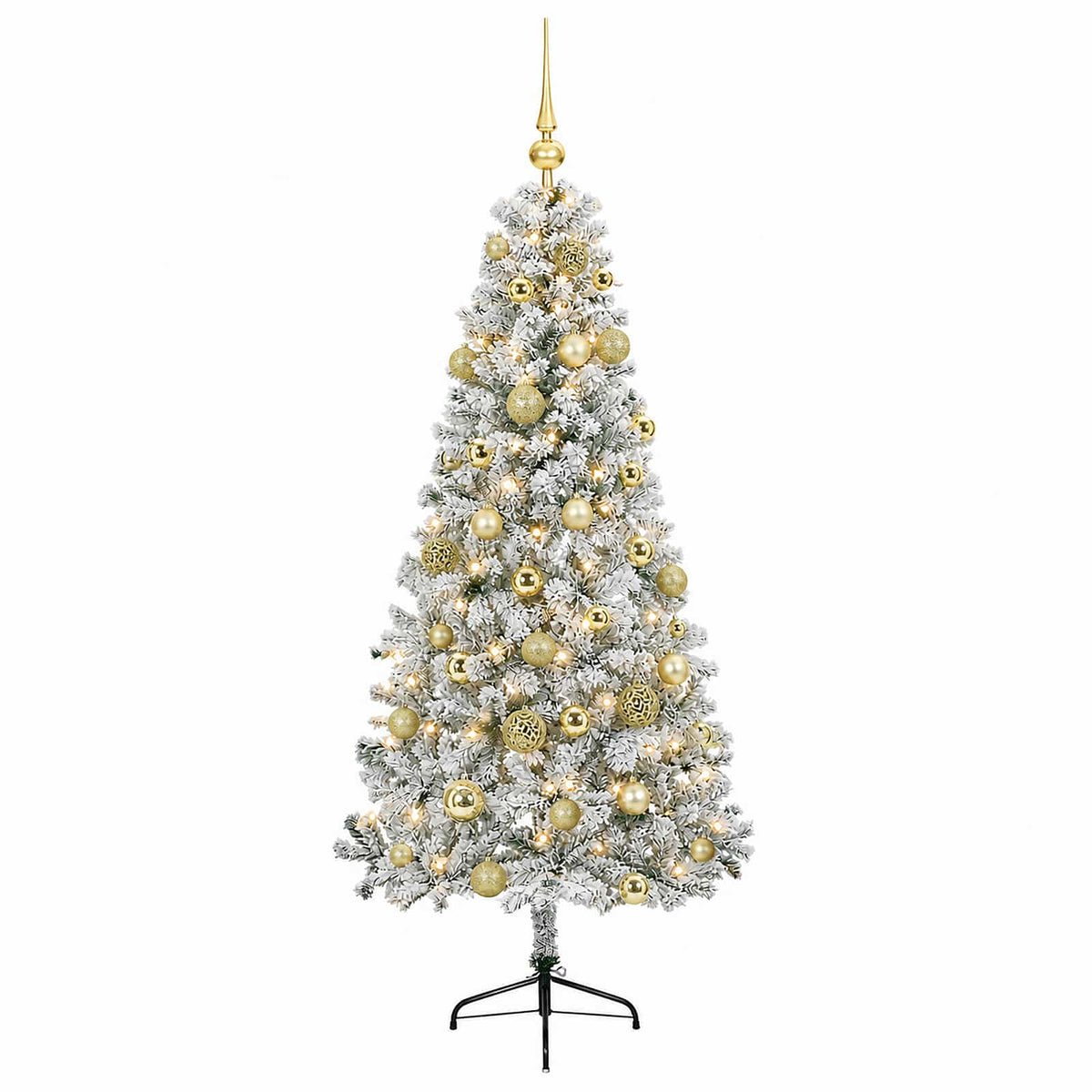 Artificial Christmas Tree with Bauble 120 cm 150 LEDs
