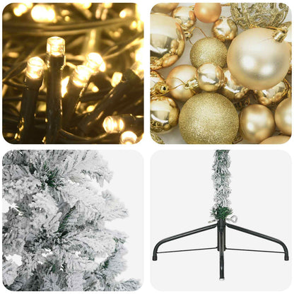 Artificial Christmas Tree with Bauble 180 cm 300 LEDs