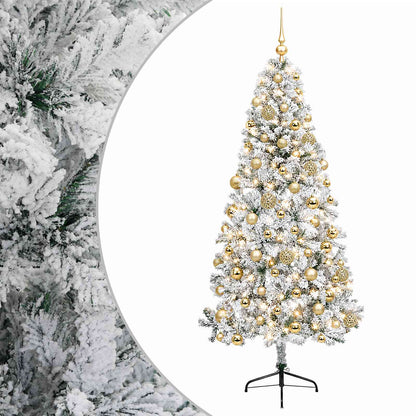 Artificial Christmas Tree with Bauble 180 cm 300 LEDs