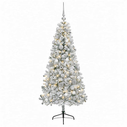 Artificial Christmas Tree with Bauble 150 cm 150 LEDs