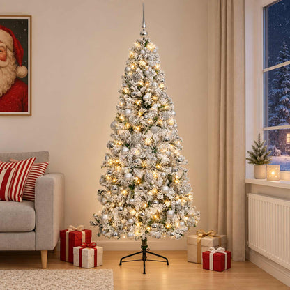 Artificial Christmas Tree with Bauble 240 cm 300 LEDs