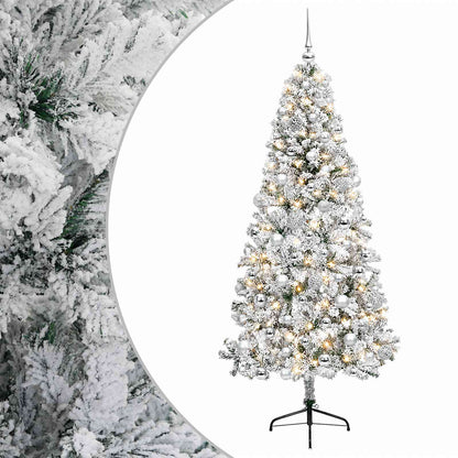 Artificial Christmas Tree with Bauble 240 cm 300 LEDs