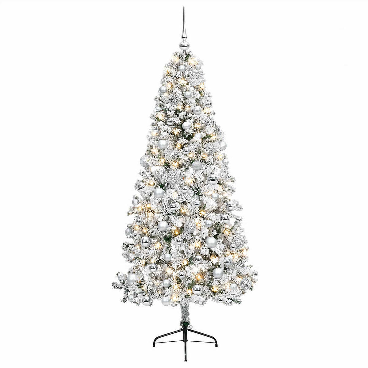 Artificial Christmas Tree with Bauble 240 cm 300 LEDs
