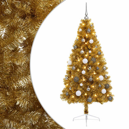 Artificial Christmas Tree with Bauble 150 cm 150 LEDs