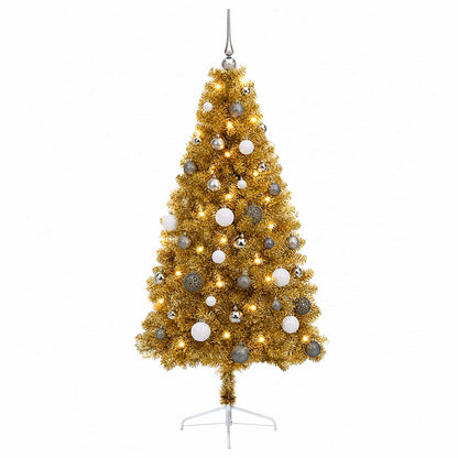 Artificial Christmas Tree with Bauble 150 cm 150 LEDs